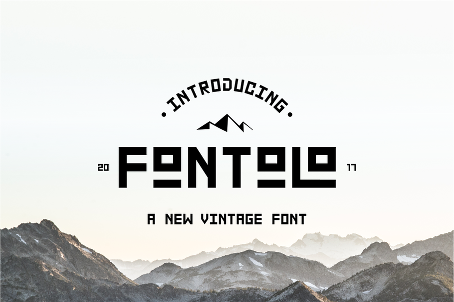 Fontolo Typeface + BONUS