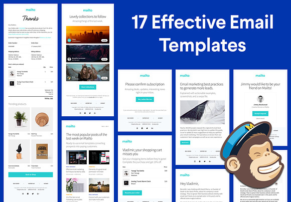 17 Responsive HTML Email Templates in Mailchimp Templates - product preview 18