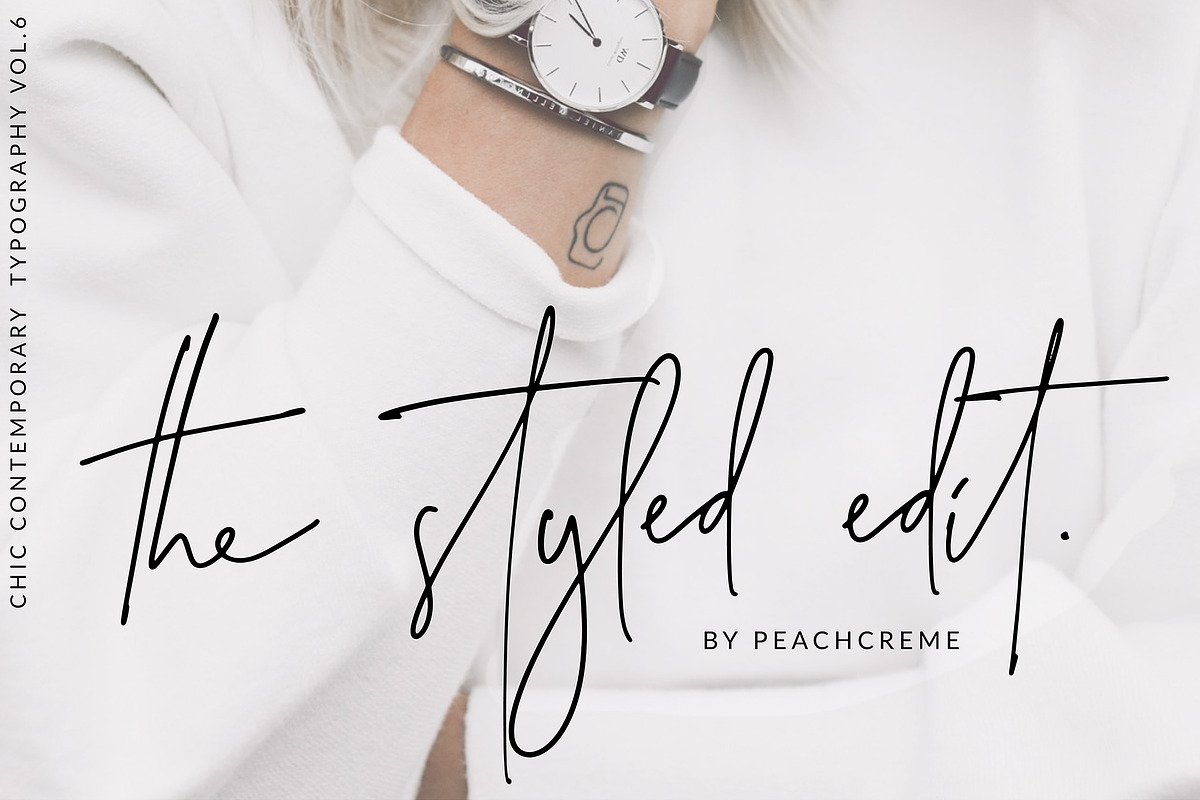 The Styled Edit- Chic Ligature Font in Wedding Fonts - product preview 8