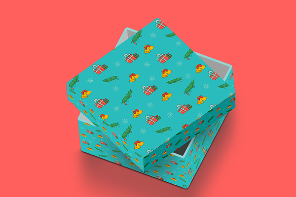 Christmas Doodle Wrapping design