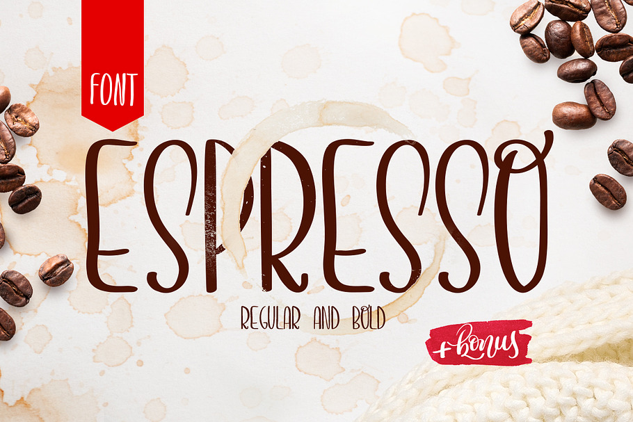 Espresso in Display Fonts - product preview 8