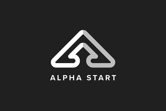 Alpha Start A Letter Logo Template in Logo Templates - product preview 2