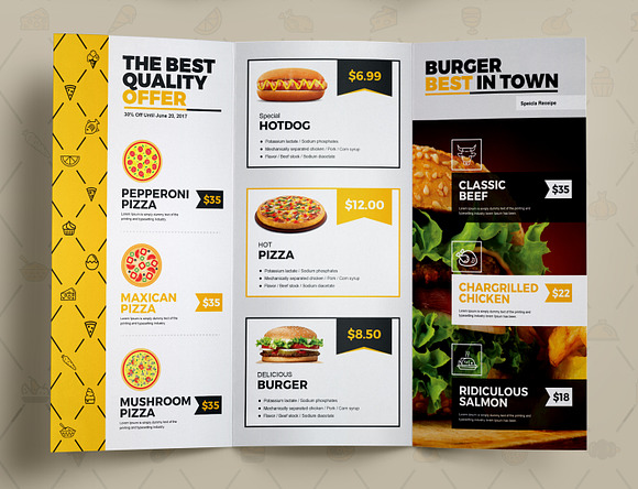 Branding Identity for Fast Food in Branding Mockups - product preview 18
