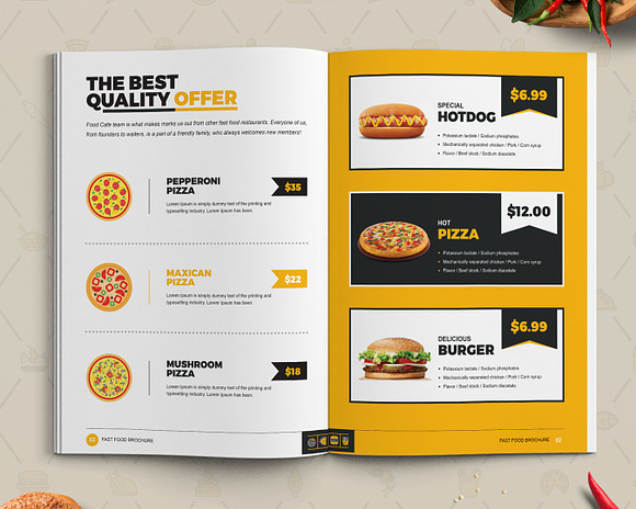 Branding Identity for Fast Food in Branding Mockups - product preview 24