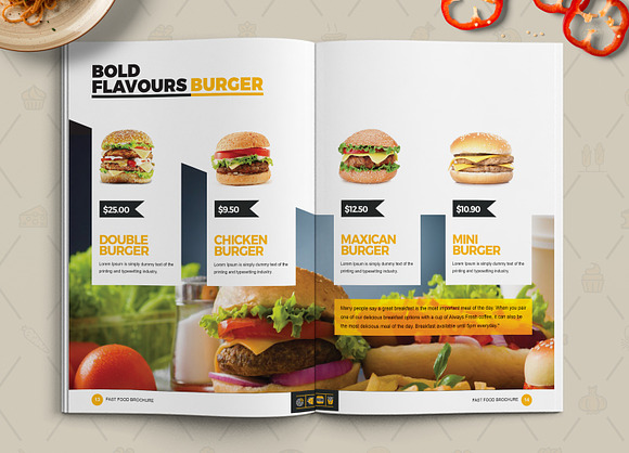 Branding Identity for Fast Food in Branding Mockups - product preview 26