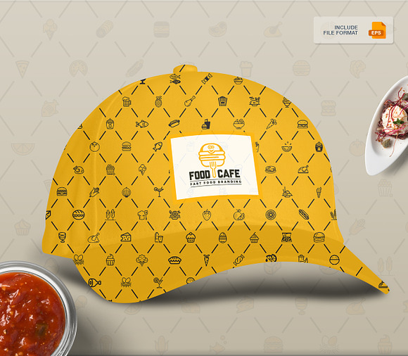 Branding Identity for Fast Food in Branding Mockups - product preview 57