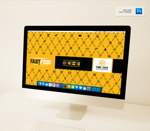 Branding Identity for Fast Food in Branding Mockups - product preview 63