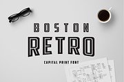 Boston Retro Print