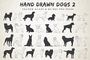 Hand Drawn Dog Breeds Vector 2