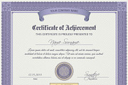 Qualification certificate template