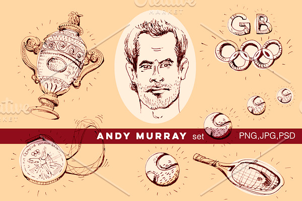 Andy Murray championship set