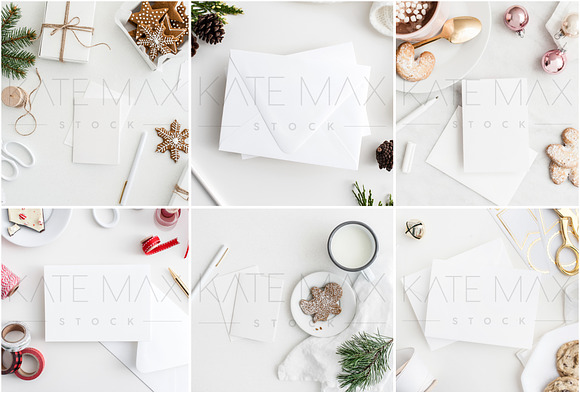 Christmas Holiday Card Mockup Bundle in Print Mockups - product preview 1