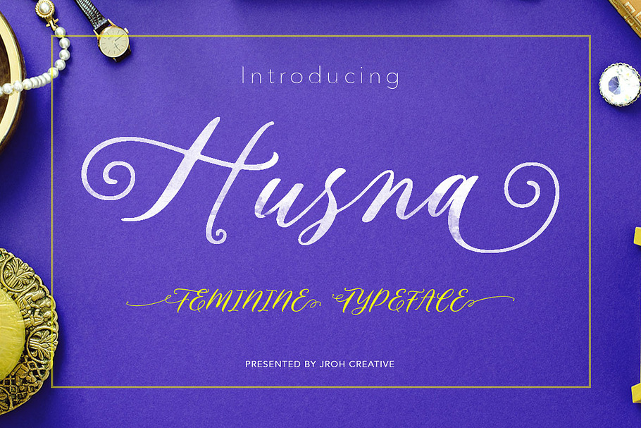 Husna Script Feminine Typeface in Script Fonts - product preview 8