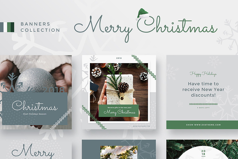 Merry Christmas Collection in Instagram Templates - product preview 8