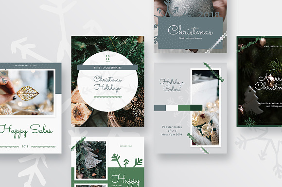 Merry Christmas Collection in Instagram Templates - product preview 1