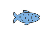Fish color icon