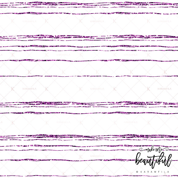 Purple Gold Glitter Brush Strokes in Objects - product preview 9