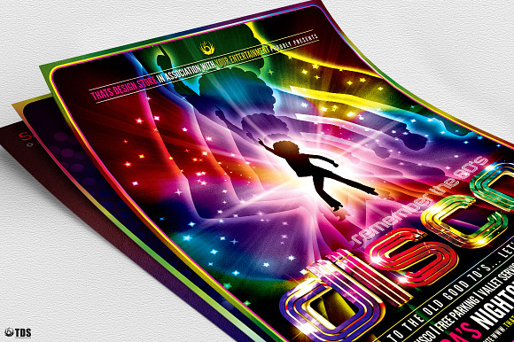 Disco Music Flyer Bundle V2 in Flyer Templates - product preview 7