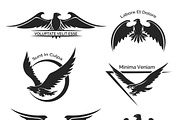 Set of eagle logo