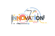 Innovation text banner