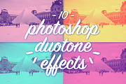 Photoshop duotone effects