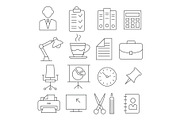Office Line Icons