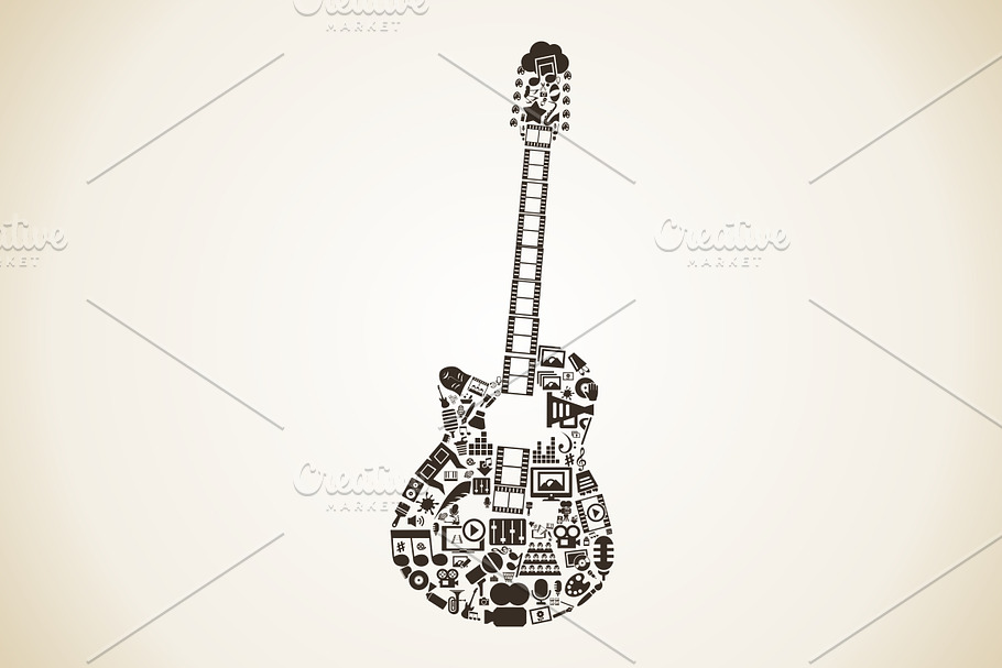 Guitar art in Illustrations - product preview 8