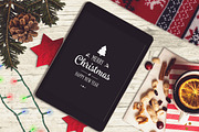 Christmas iPad Mock-up #7
