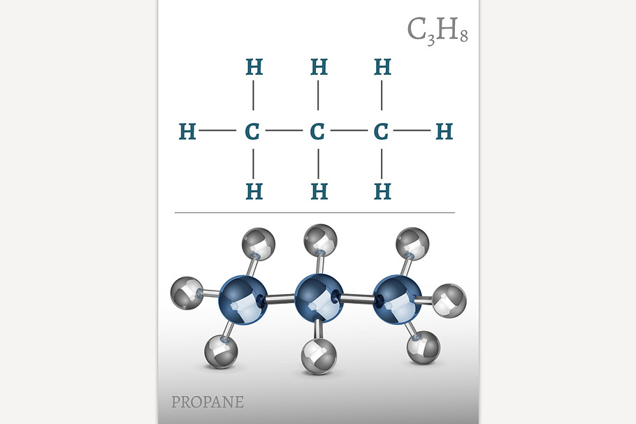 Propane Molecule Image
