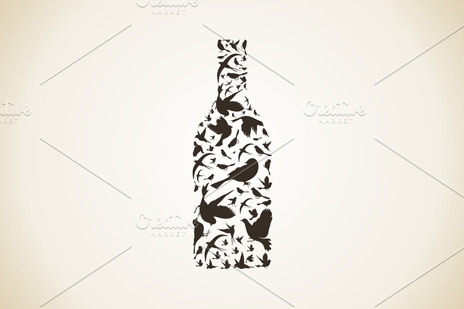 Wine a bird in Illustrations - product preview 8