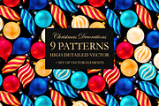 Patterns with Christmas Decorations