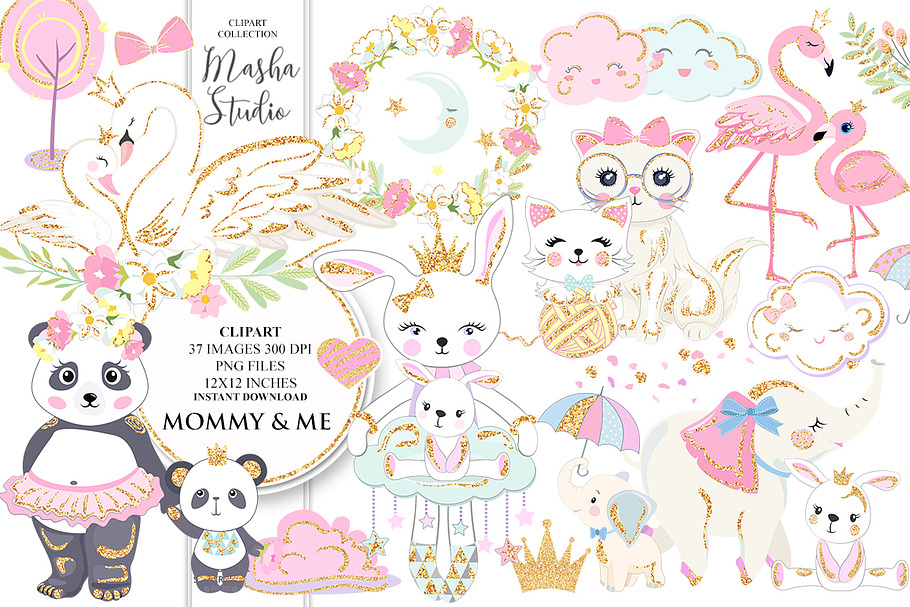 MOMMY & ME Clipart