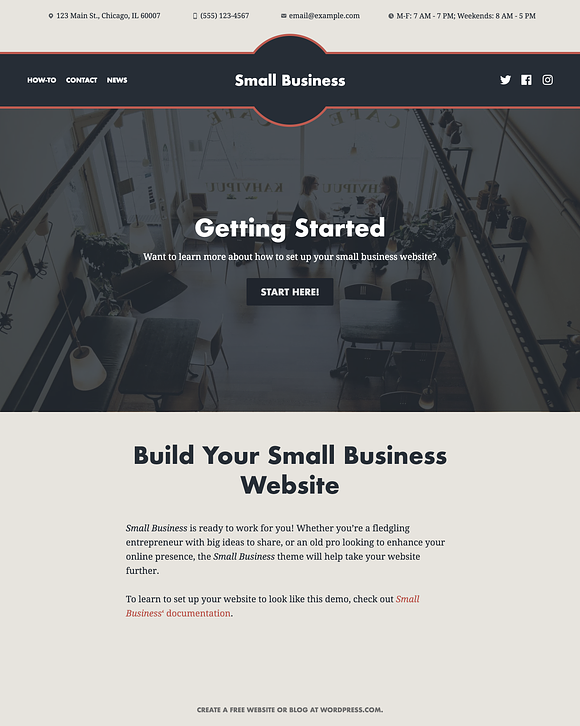 Small Business in WordPress Business Themes - product preview 1
