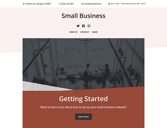 Small Business in WordPress Business Themes - product preview 2