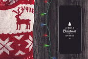Iphone X Christmas Mock-up #7