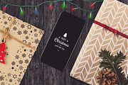 Iphone X Christmas Mock-up #5