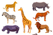 Africa animal decorative set