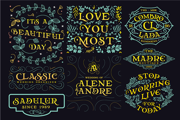 Relove Typeface + Extras in Display Fonts - product preview 9