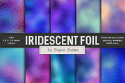 Iridescent foil