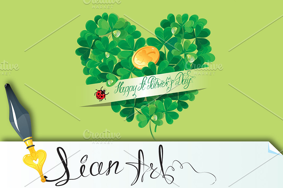 Happy St. Patricks Day in Card Templates - product preview 8