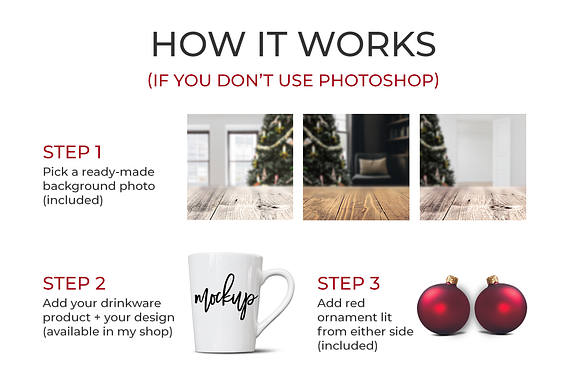 Christmas Scene Creator Backgrounds in Scene Creator Mockups - product preview 3