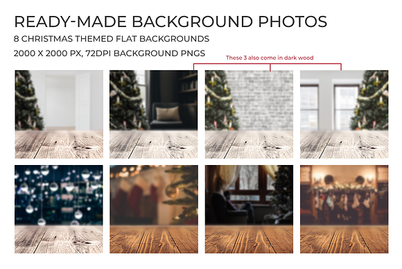 Christmas Scene Creator Backgrounds in Scene Creator Mockups - product preview 4
