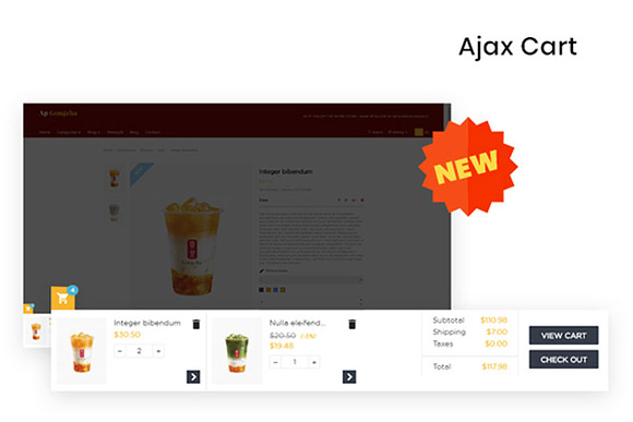 Ap Gongcha in Website Templates - product preview 2