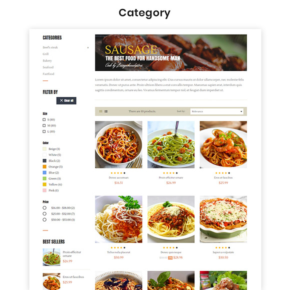 Ap Spaghetti in Website Templates - product preview 4