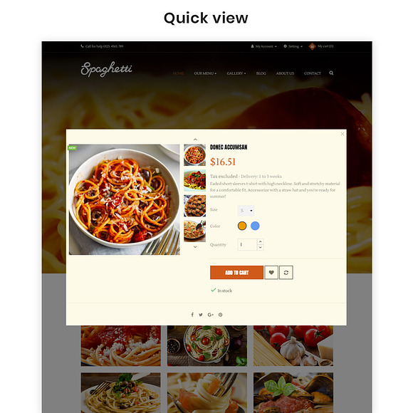 Ap Spaghetti in Website Templates - product preview 5