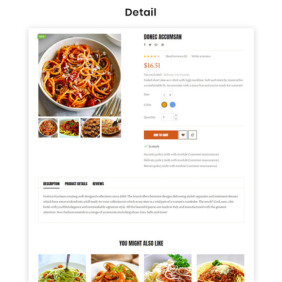 Ap Spaghetti in Website Templates - product preview 6