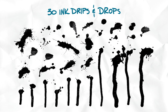 Inky PSD Brushes in Photoshop Brushes - product preview 1