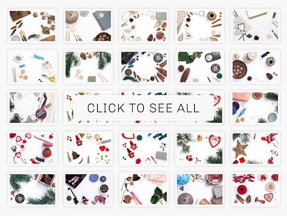 Christmas Social Media Photo Bundle  in Social Media Templates - product preview 1