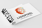 Lion Pixel Logo