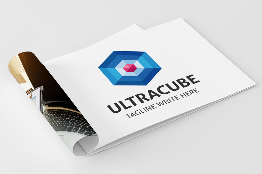 Ultra Cube Logo in Logo Templates - product preview 8